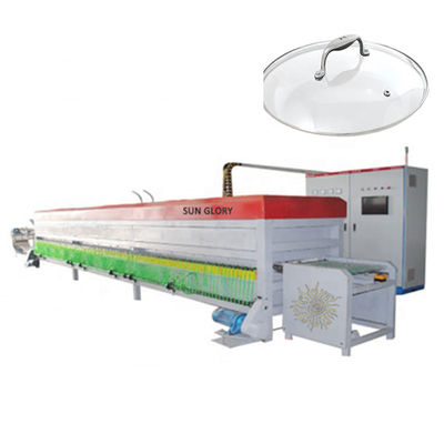 Good price 220V Servo Motor Cookware Production Line For Tempered Glass Lid Cover Making online