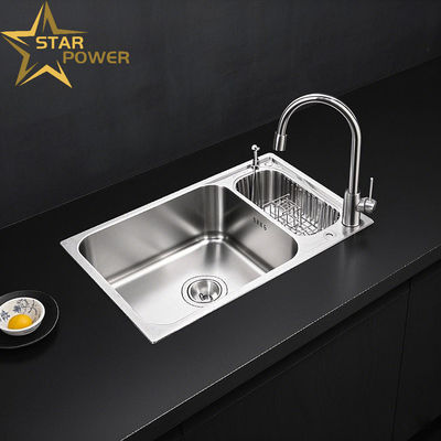Good price 304 Thickened Handmade Sink Kitchenware Smooth Surface Easy To Clean online