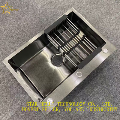 Good price Kitchen Washing Basin Hand-Made Single Sink Embossed Sink Household Washing Basin Stainless Steel Sink Dishwashing Sink online