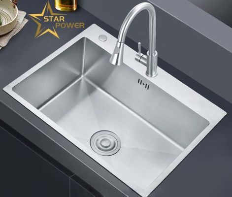 Good price Sink Wash Basin Wash Basin Handmade Single Basin Stainless Steel Sink online