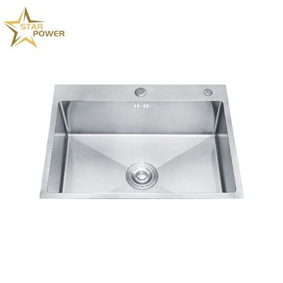 Good price Food Grade 304 Stainless Steel (18/8) Hand-Made Kitchen Sink Customizable Size Shape And Function For Kitchen Space | Custom Steel Gauge Available | Custom Basin Depth Available online