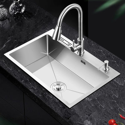 Good price Metal Stainless Steel Hand-Made Sink For Household Kitchens online