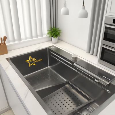 Good price Grey Stainless Steel Kitchen Sink Partition 11kg Load Capacity online