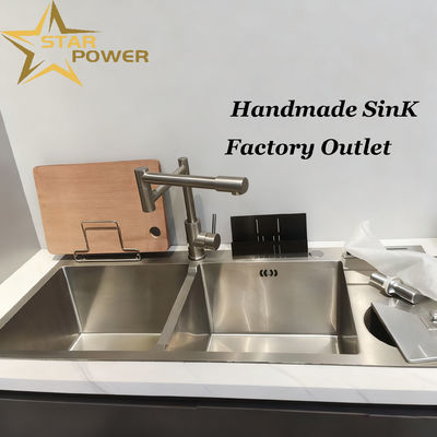 Good price Handmade Stainless Steel Undermount Vegetable Washing Basin for Kitchen Sink online