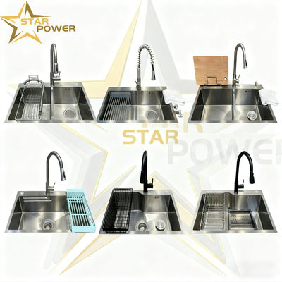 Good price Premium 304/316 Stainless Steel Kitchen Sink with 1.8-2.0mm Thickened Panel for Enhanced Durability online