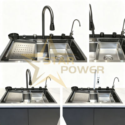 Good price Handmade Aerospace-Grade 316Ti Stainless Steel Single Bowl Kitchen Sink with 250mm Deep Basin online