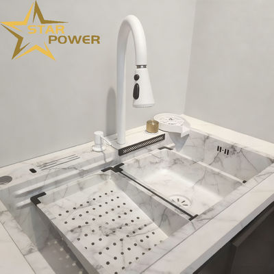 Good price Commercial Kitchen Sink Handmade Durable Stainless Steel Double Bowl with 304/316 Food Grade Material online