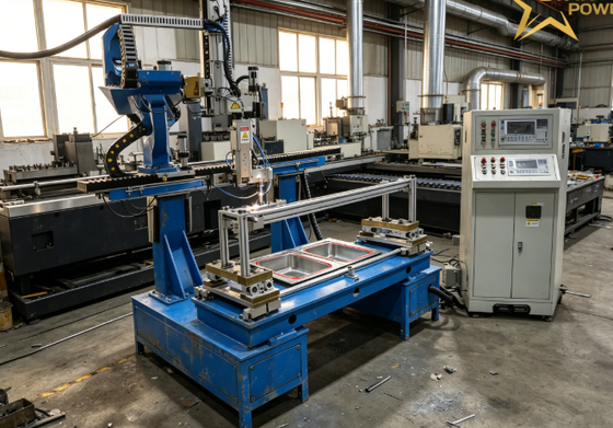 Good price Automatic Four-Side Flat Argon Arc Welding Machine | CNC Controlled Anti-Oxidation Seamless Welding Equipment For 304 Stainless Steel Kitchen Sink Mass Manufacturing Line online