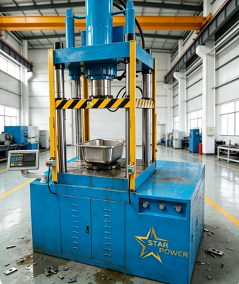 Good price Four Column Hydraulic Deep Drawing Press Machine | Automatic Deep Forming Equipment For 304 Stainless Steel Kitchen Sink Mass Production Line online