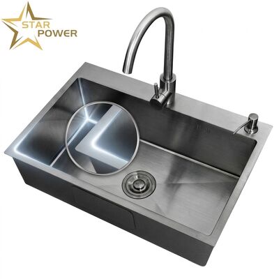 Good price 20 Inch Drop-In Single Bowl Bar Kitchen Sink SUS304 20 Gauge with Basket Strainer online