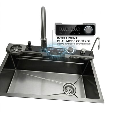 Good price 32 Inch Undermount Double Bowl Kitchen Sink 50/50 SUS304 16 Gauge with Bottom Grids online