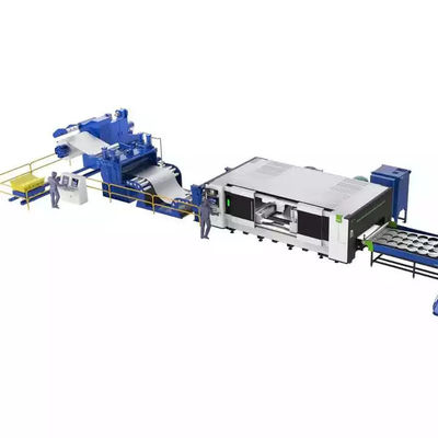 Zigzag Automatic Stainless Steel Coil Sheet Plate Punching Line Circle Blanking Auto Feeder