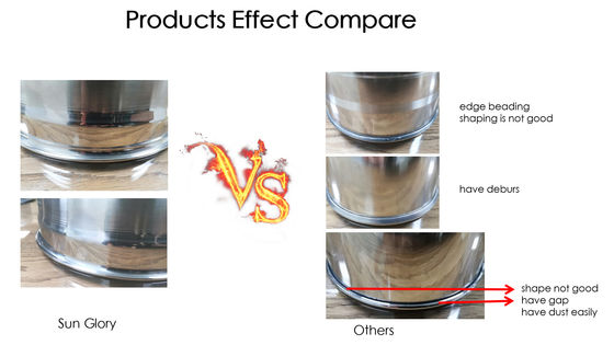 Cookware production line Edge Cutting Trimming and Beading Crimping Machine
