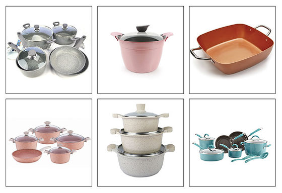 Aluminum Die casting pot pan cookware production line forged cookware coating spraying production line