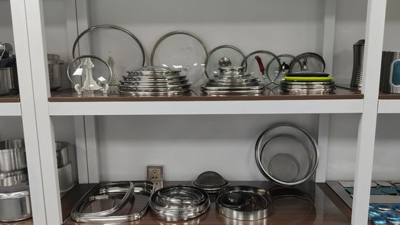 Glass Slab Cutting Cookware Production Line For Glass Cover Making