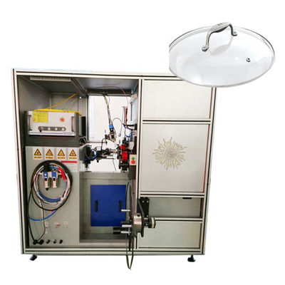 220V Servo Motor Cookware Production Line For Tempered Glass Lid Cover Making