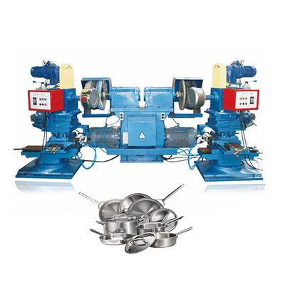 stainless steel automatic cookware polish machine for pots and pans