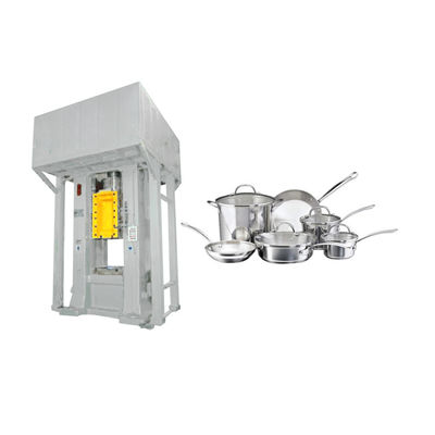 Automatic Electric Screw Press Machine For Cookware Stainless Steel Pot Leather Belt