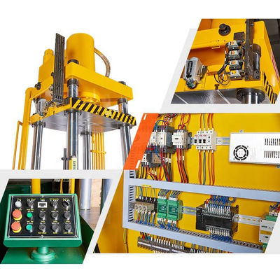 Servo System Four Post Hydraulic Press For Cookware Set Pressure Cooker Making