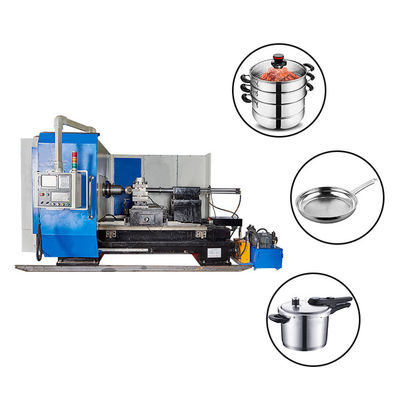 Automatic CNC Metal Spinning Machine For Stainless Steel Cookware ISO Certified