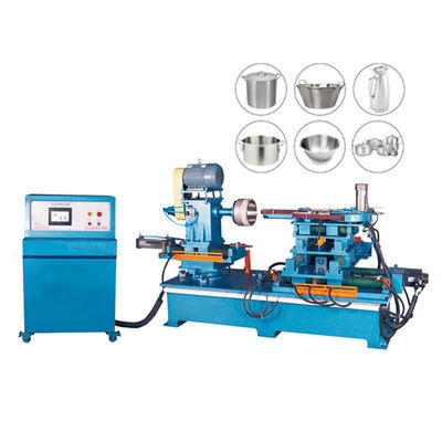 380V Servo System Steel Pot Making Machine For Cookware Sanding