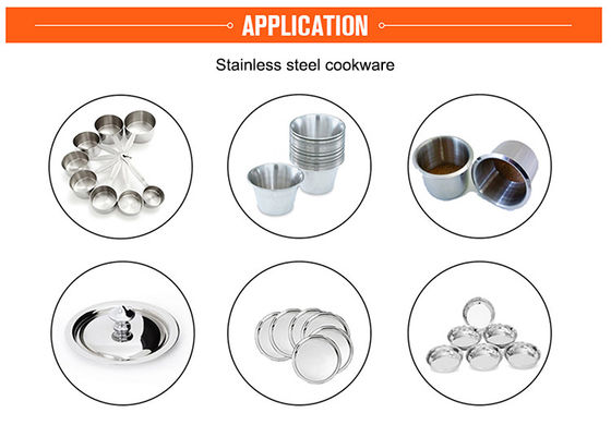 ISO Certified Fiber Laser Cutting Machine For Stainless Steel Circle Sheet for cookware