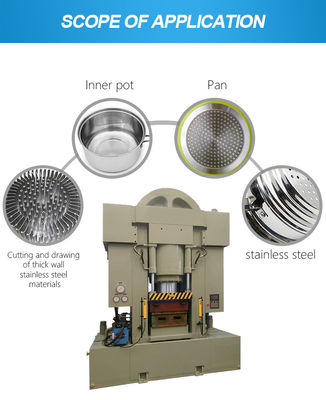 Cookware Hydraulic Press Machine Heavy Duty For Forging Extrusion Embossing