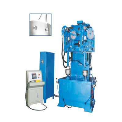 Double Head Vertical 18 Sand Belt Grinder Automatic Metal Cookware Polishing Machine