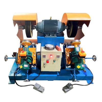 Servo Motor Double Ended Polishing Machine For Kettle Heating Plate Polishing