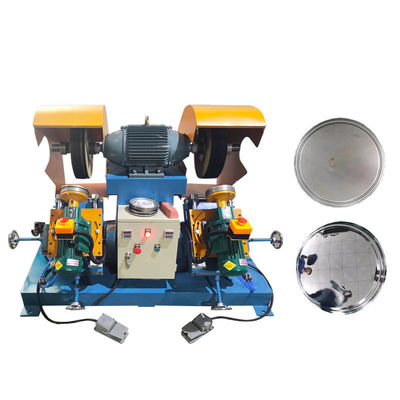 Automatic Cookware Polishing Machine Double Ended Multifunctional