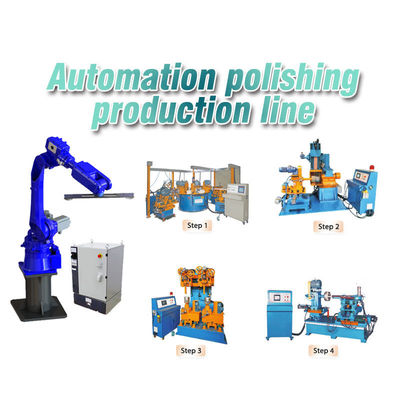 Automatic Cookware Polishing Machine Double Ended Multifunctional