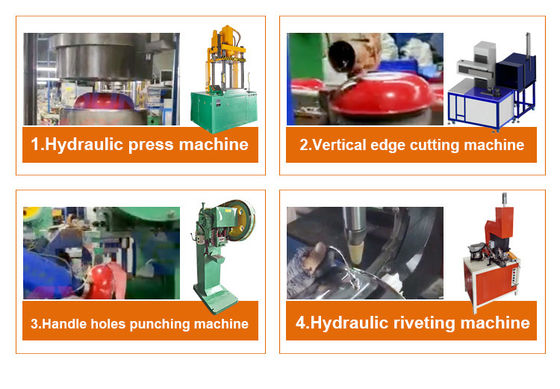 Non Stick Stainless Steel Pot Making Machine Hydraulic Auto Cnc Punching