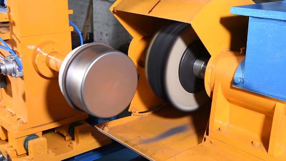 automatic CNC Metal Cookware Sanding machine polisher for aluminum Stainless Steel Pans Polishing making machine