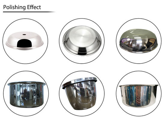 automatic CNC Metal Cookware Sanding machine polisher for aluminum Stainless Steel Pans Polishing making machine