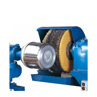 automatic CNC Metal Cookware Sanding machine polisher for aluminum Stainless Steel Pans Polishing making machine