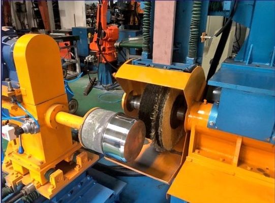High efficiency Single Head Horizontal Auto Production Line Outer Polishing Machine for cookware