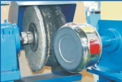 Double-end Polishing Machine chassing Stainless Steel Cookware Outside Polishing Machine Kitchenware Cookware Pot metal