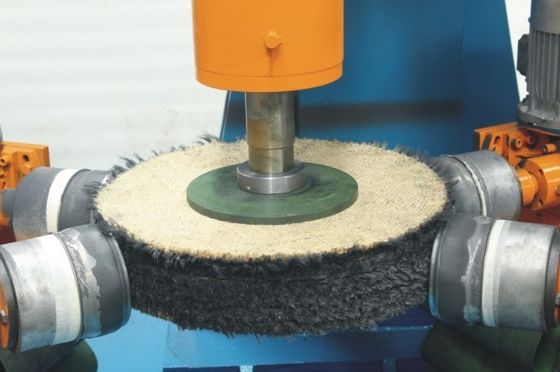 Semi-auto polishing machine cookware surface buffing machine for cookware bottom stainless steel