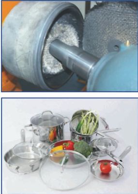 Inner Polishing Machine Mechanical Reciprocate Interior Polisher Inner Pot Making Machine 140r/min 200mm