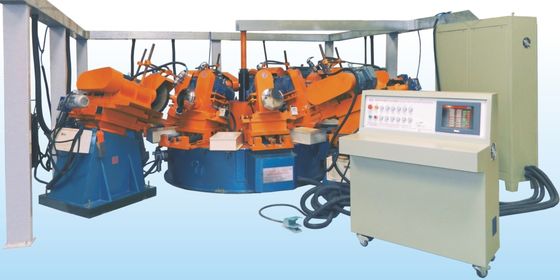 0.37kw Disk Type Multi-Stations Auto Polisher for Metal Ware Sanding Machine for Metal Ware/Cookware