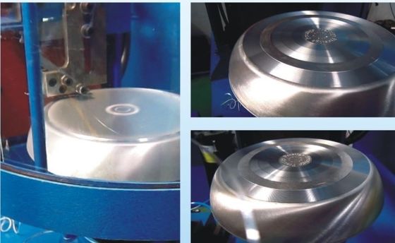 Outer Polishing Machine For Metal Cover Cover Polisher Polishing Machine For Cookware Cover 2000r/min Vacuum Adsorption