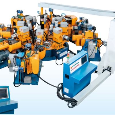Vacuum Adsorption Cookware Polishing Machine Multi Stations Outer Polishing For Pot