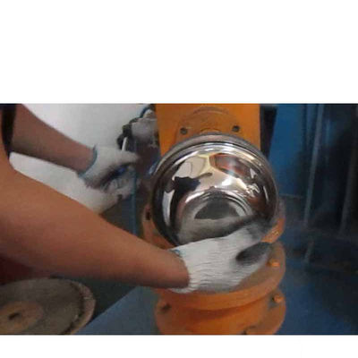 3 Heads polisher for pot cookware polishing machine metal ware