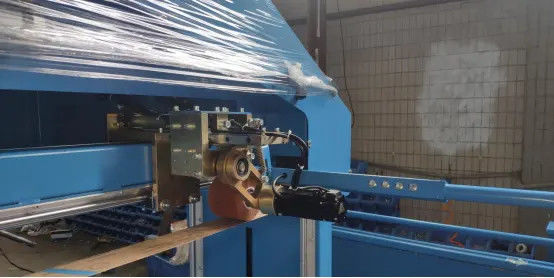 Smooth Flat Triangular Wire Drawing Machines Grinding Polishing Machine With Double belt