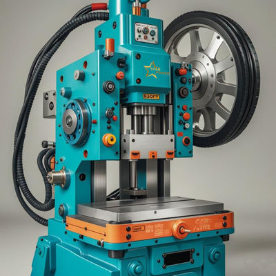 Powerful Deep Throat Punch Press for Efficient Production of Handmade Sinks in Kitchen
