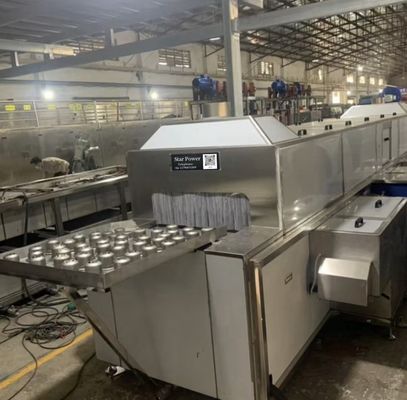 Powerful Cleaning Ability Automated Cleaning And Drying Equipment Production Line