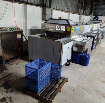 Powerful Cleaning Ability Automated Cleaning And Drying Equipment Production Line