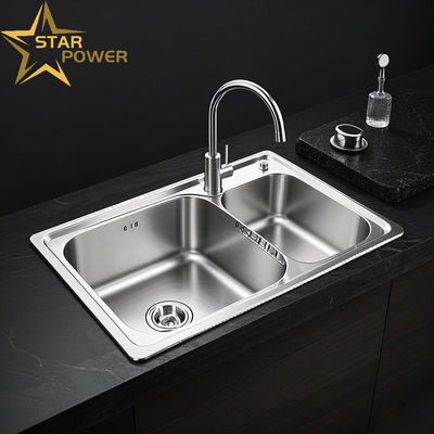 304 Thickened Handmade Sink Kitchenware Smooth Surface Easy To Clean