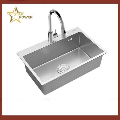 304 Kitchen Hand Sink Large Single Sink for Commercial