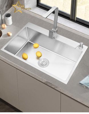 Kitchen Appliances Handmade Sinks Customized with 2kg Capacity